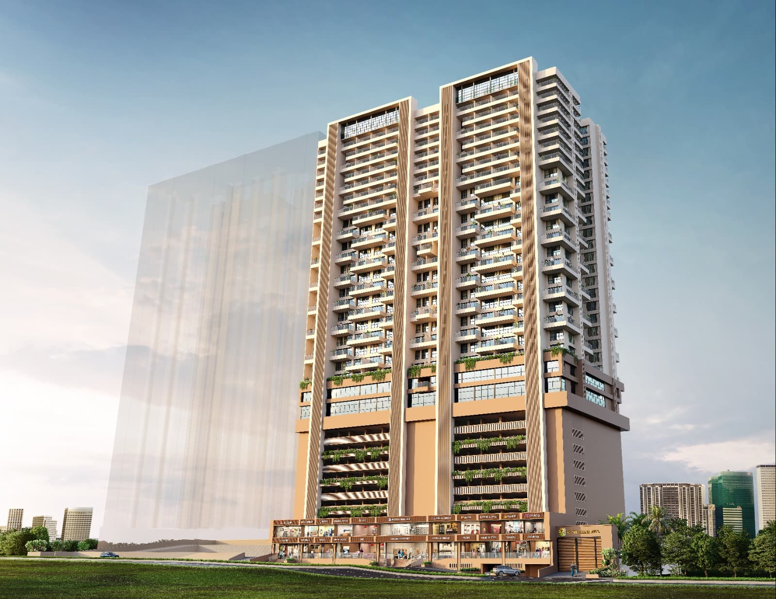 45 Nirvana Hills elevation in Erandwane, Pune